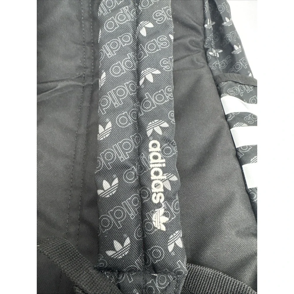 Adidas Original Black Backpack Black And White Great Condition